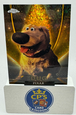 2025 Pixar Gold Dug Dog # PG-8  Case Hit / SSP Gold mini Diamond Etch /50