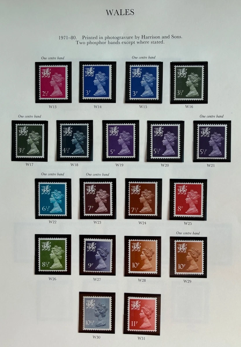 Machin Collection in Great Britain Elizabeth Ii Machin Definitive