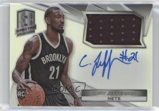 2014-15 Panini Spectra Memorabilia 31/125 Cory Jefferson #8 Rookie Auto RC 0c2