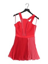 Three floor A-Line Midi Dress UK12 in Pink