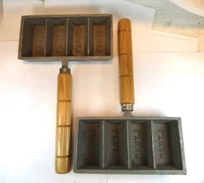 2 Lyman Lead Ingot Molds