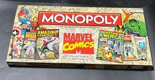 Marvel Comics Collector's Edition Monopoly Board Game - Open Box