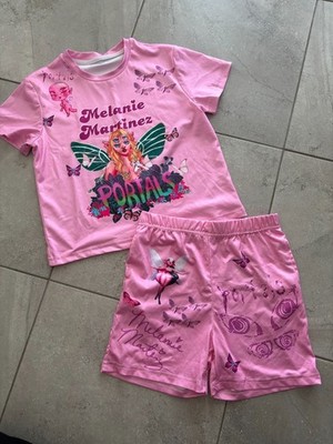 Melanie Martinez Portals Pink Fairy Butterfly Lounge Pajama Set Y2K Cry Baby 2XS