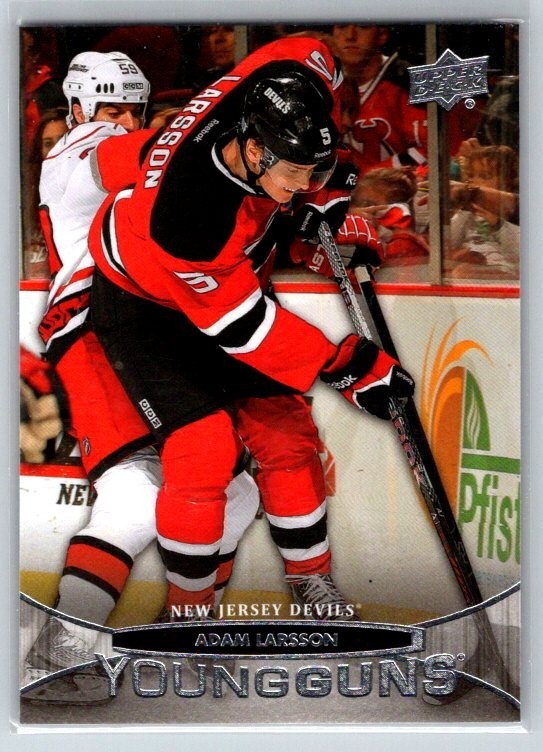 2011-12 Upper Deck Series 1 Young Guns #227 Adam Larsson Rookie Devils Kraken