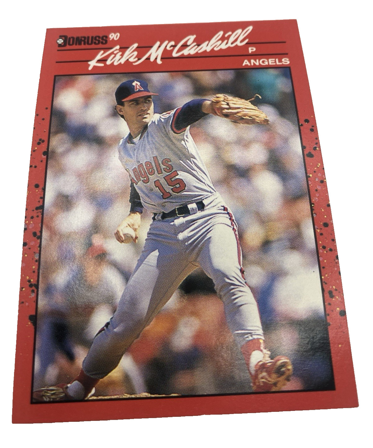 Kirk McCaskill 1990 Donruss Baseball Card #170 Los Angeles LA Angels