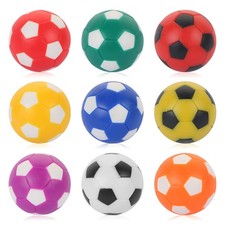 TOSAMZOO 9 Pack Foosball Table Replacement Foosballs, 1.42 9 mixed colors