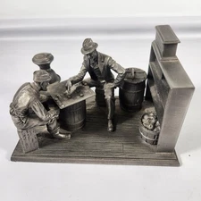 Vintage Franklin Mint The General Store 1978 L.E.Fine Pewter Albert Ciriaco