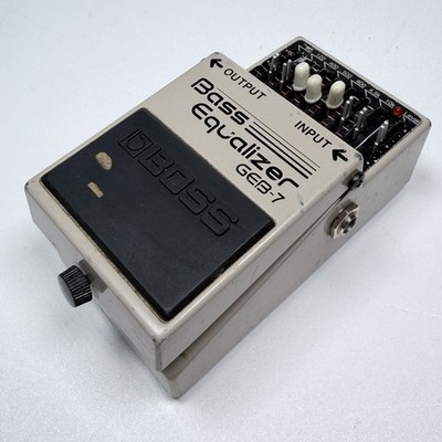 Boss GEB-7 Bass Equaizer Guitar Effects Pedal P-30726 Tested Working