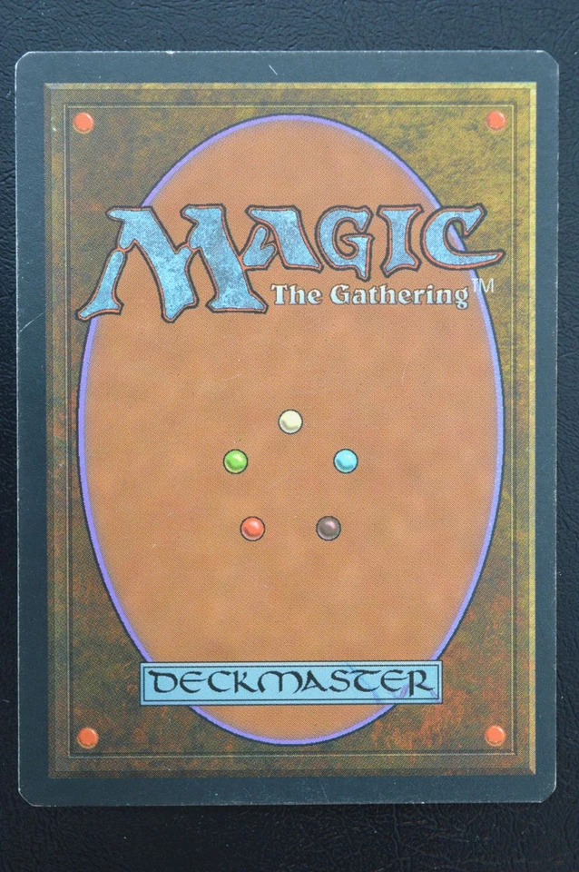 Magic The Gathering MTG MOUNTAIN (ORANGE) Mirage MP Moderately Played - Image 2 of 2