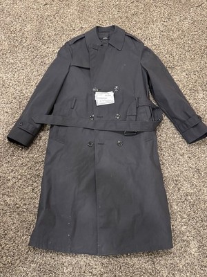DLATS Men's Black All Weather Coat (38 XL)
