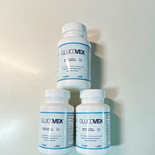 GLUCOVEX Dietary Supplement Capsules 30 Count per Bottle 3 Bottle Pack