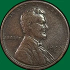 1922-D Lincoln Wheat Cent Very Fine VF Coin #40125