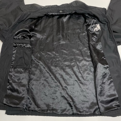 Vintage Merrill Lynch Jacket Mens XL Black Dunbrooke Metro Bull Wall Street - Picture 5 of 17