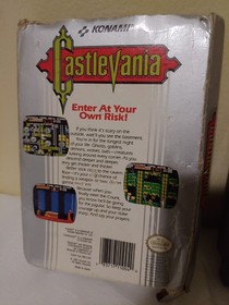 Castlevania, NES. 1987. cartuccia e scatola condizioni 60% pkg.