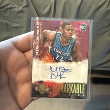 2014-15 Court Kings Glenn Robinson III Remarkable Rookie Auto RC Timberwolves