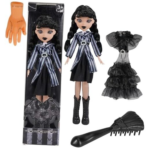 With Gift Box With Black Dress, Black High Academy Uniform