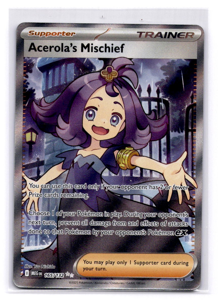 Acerola's Mischief Ultra Rare ME01: Mega Evolution 165/132 LP-NM