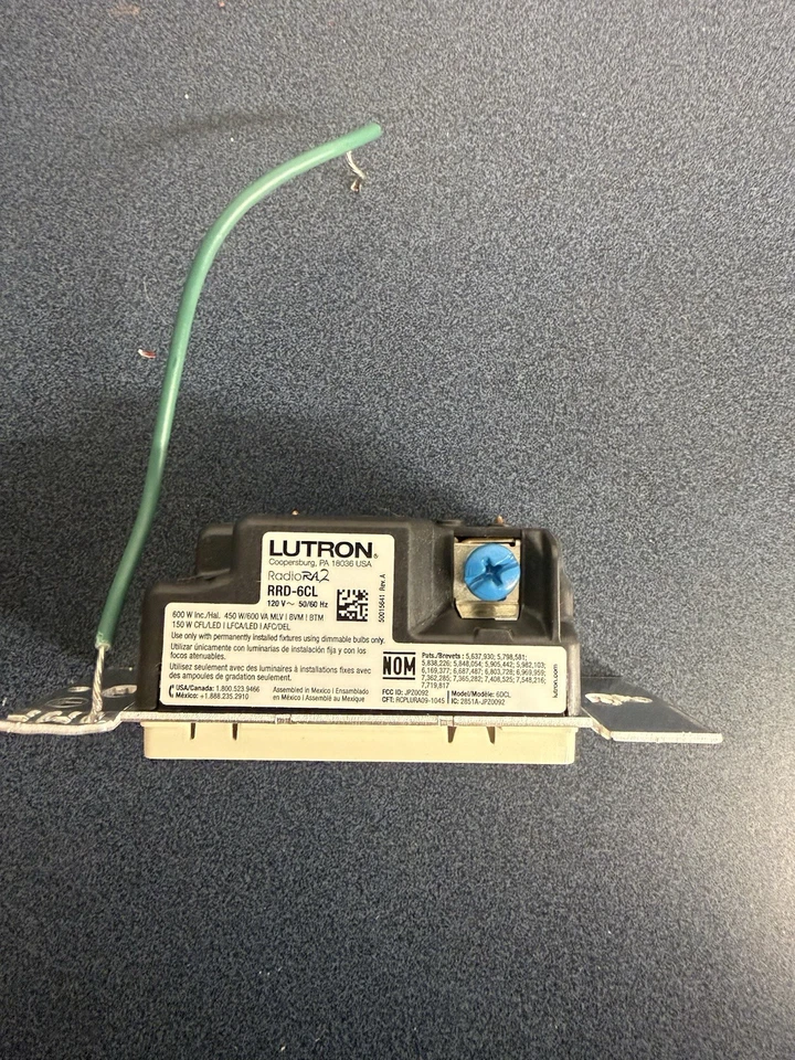 Atenuador Lutron RRD-6CL Light Almond Ra2 Foto 2 de 3