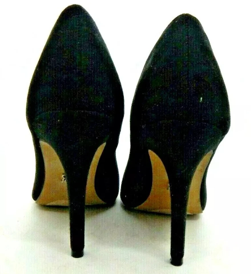 Rock & Republic Womens Black Suede Stiletto High Heel Shoes Size 7.5M - Image 3 of 4