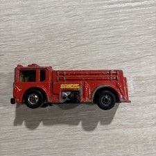 Hot Wheels 1976 Original Hong Kong Fire Eater Fire Truck Good Condition Diecast