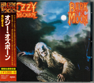 Ozzy Osbourne ~ Bark At The Moon (1983) OBI CD 2019 Sony / Epic Japan    NEW   
