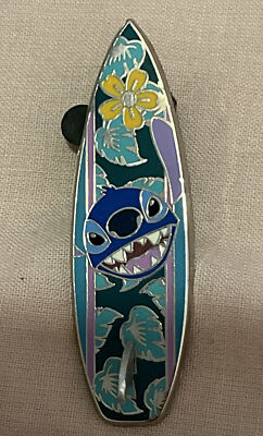 DLR Disneyland Resort DISNEY PIN 2009 STITCH on HAWAII THEMED SURFBOARD #69742