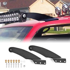 For Chevy C1500c2500c2500 52 Curved Led Light Bar Upper Roof Mounts Brackets