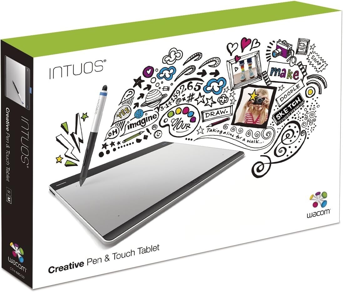 Wacom Intuos Pen & Touch Oil Painting Model M Size CTH-680/S2 Pen