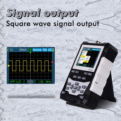Digital LCD Handheld Oscilloscope 120MHz Bandwidth 500MSa/s Sampling Rate E6C1 - Picture 3 of 12