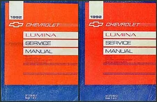 1992 Chevy Lumina Car Shop Manual Set Euro Z34 Original Chevrolet Repair Service