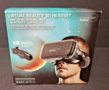 Virtual Reality 3D Headset Pro Series Utopia 360 with BT Controller Immersive