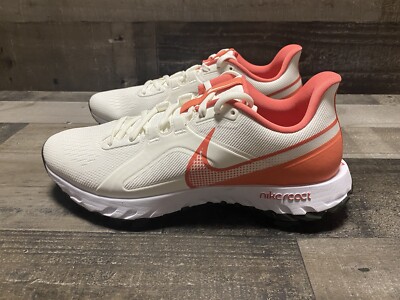 Nike React Infinity Pro Sail Magic Ember White Mens 10.5 Golf Shoes CT6620-104