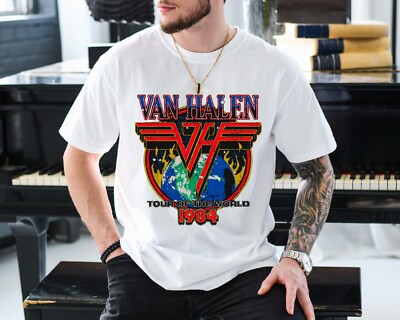 値下げ！Van Halen 1984ツアー Tシャツ Mサイズ ブラック Amazon.com: Van Halen 84 Tour Official Tee T-Shirt Mens Unisex