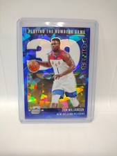 🏀2020-21 Contenders Optic Playing the Numbers Game Blue Cracked Zion Williamson