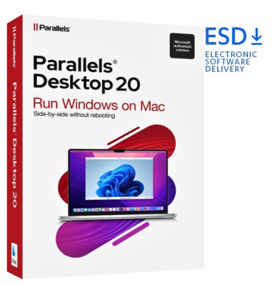 Parallels Desktop 20 Standard | 1 Nutzer/MAC|Dauerlizenz|Download|eMail|ESD