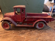 Arcade International Harvester Truck Cast Iron Dump Body Original w/metal Wheels