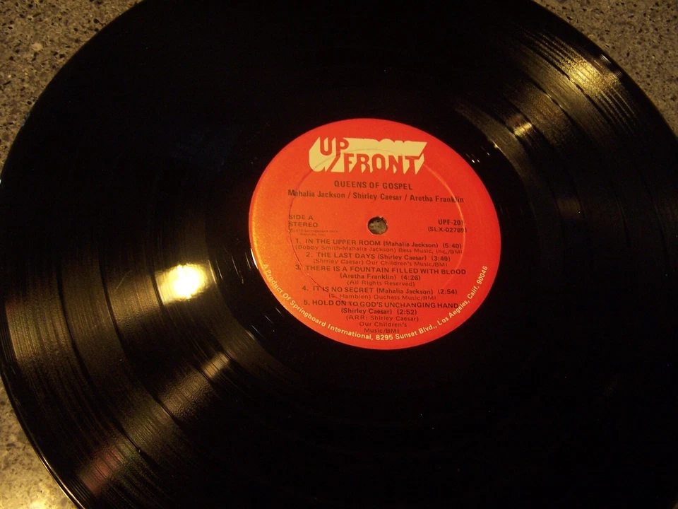 Queens of Gospel UP FRONT LP UPF-201 ARETHA FRANKLIN, CAESAR & MAHALIA JACKSON Foto 3 de 4