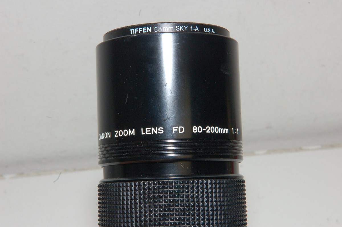 Canon FD 80-200mm f/4 MF Zoom Lens from Japan | eBay