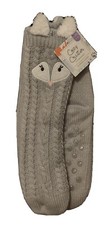 UNUSED COZY CRITTER COMPANY SLIPPER WOMEN LADIES SOCKS WITH GRIPPERS L/XL 8-10