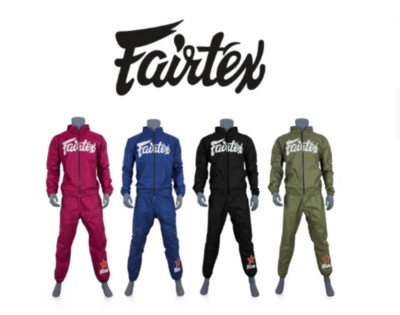 Fairtex VS2 Vinyl Sweat Suit MUAY THAI MMA Training Boxing S M L XL XXL GENUINE