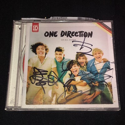 One Direction Signed Up All Night CD Booklet JSA LOA Autograph