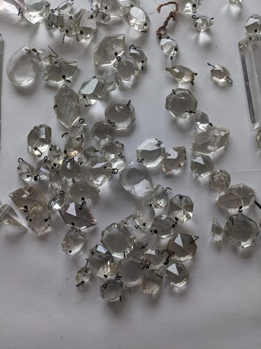 Vintage Chandelier Crystal Beads Job Lot 2 - Picture 6 of 10