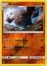 POKEMON CARD REVERSE HOLO GRAVELER 88/214 NO 075 ROCK POKEMON TCG CCG