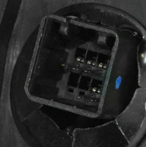 Espejo retrovisor lateral izquierdo izquierdo eléctrico/calentador vidrio azul liso se adapta a Kia Rio5 2006 2010 Foto 2 de 3