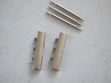 NSA  End links 20mm wide  FLAT for Heuer high quality bracelets -2pcs-