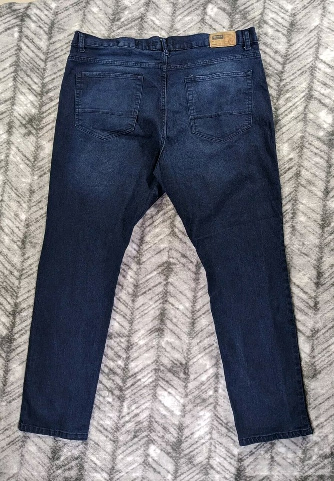 Rugby University Jeans Mens 44x32 Stretch Slim Fit Comfort Flex Waist