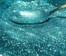 1/2 Pound Premium Sky Blue Metal Flake .015" Metallic Paint Additive Flakes