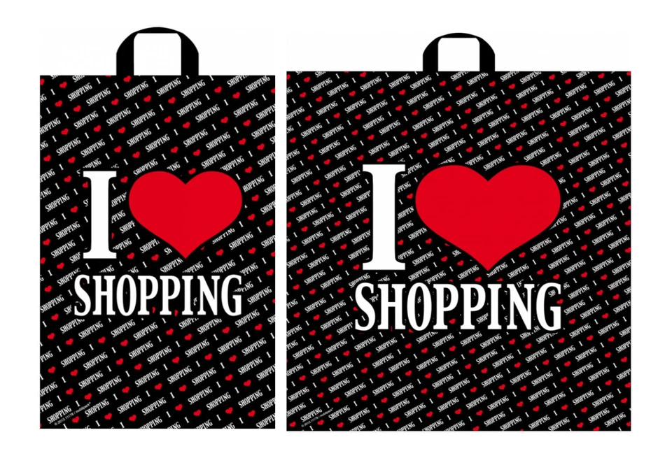 MARKENLOS Tragetaschen,Plastiktüten, Tüte,Plastiktaschen, Tüten mit Schlaufen