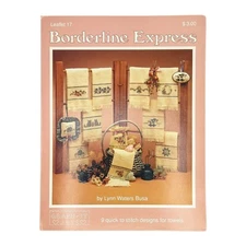 Borderline Express Lynn Waters Busa Graph It Arts Cross Stitch Leaflet 17