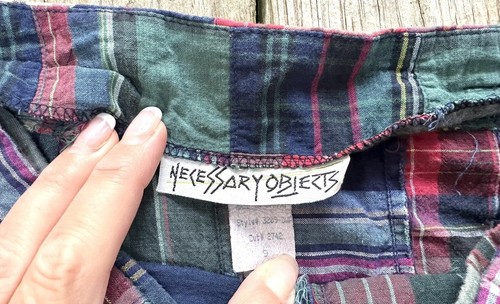 Vintage Necessary Objects Womens Size 9 Plaid Skirt - Picture 2 of 5